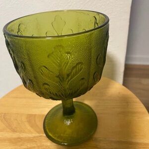 1975 Vintage green goblet